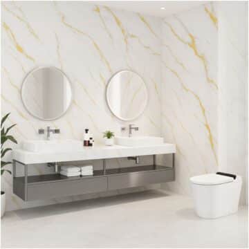 Panneau XL PVC Marbre doré