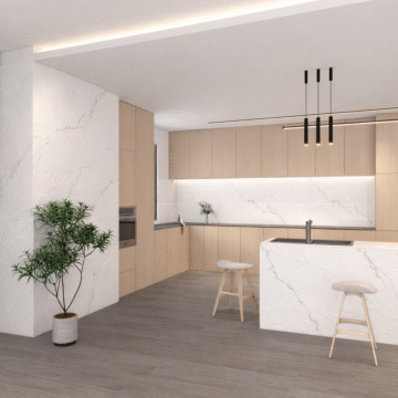 Panneau XL PVC Texture Blanc Mat